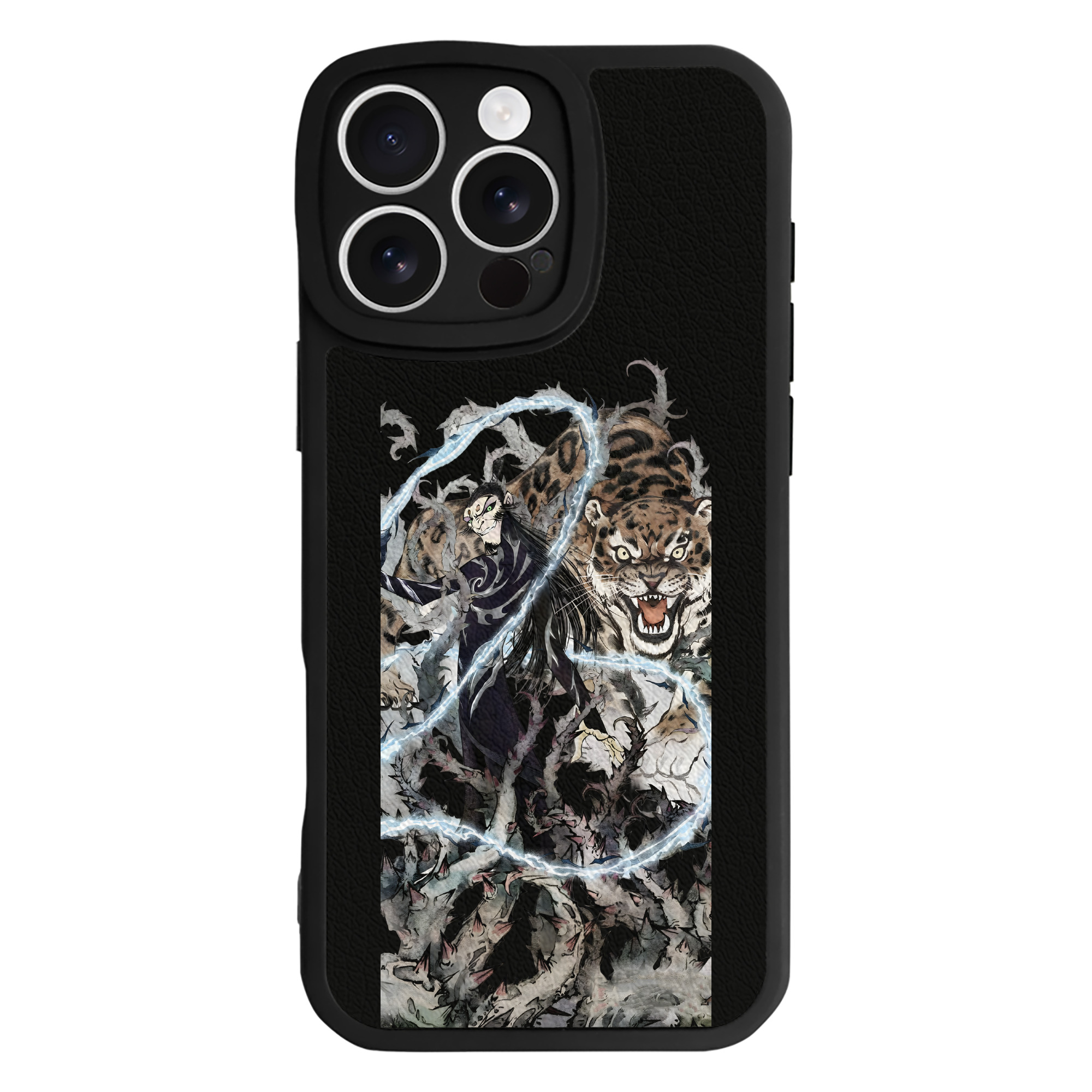 （画像用） Ne Zha 2 ナタ 魔童の大暴れ 【iPhone 16シリーズ対応】シリコンスマホケース（レザー調） 材質：シリコン